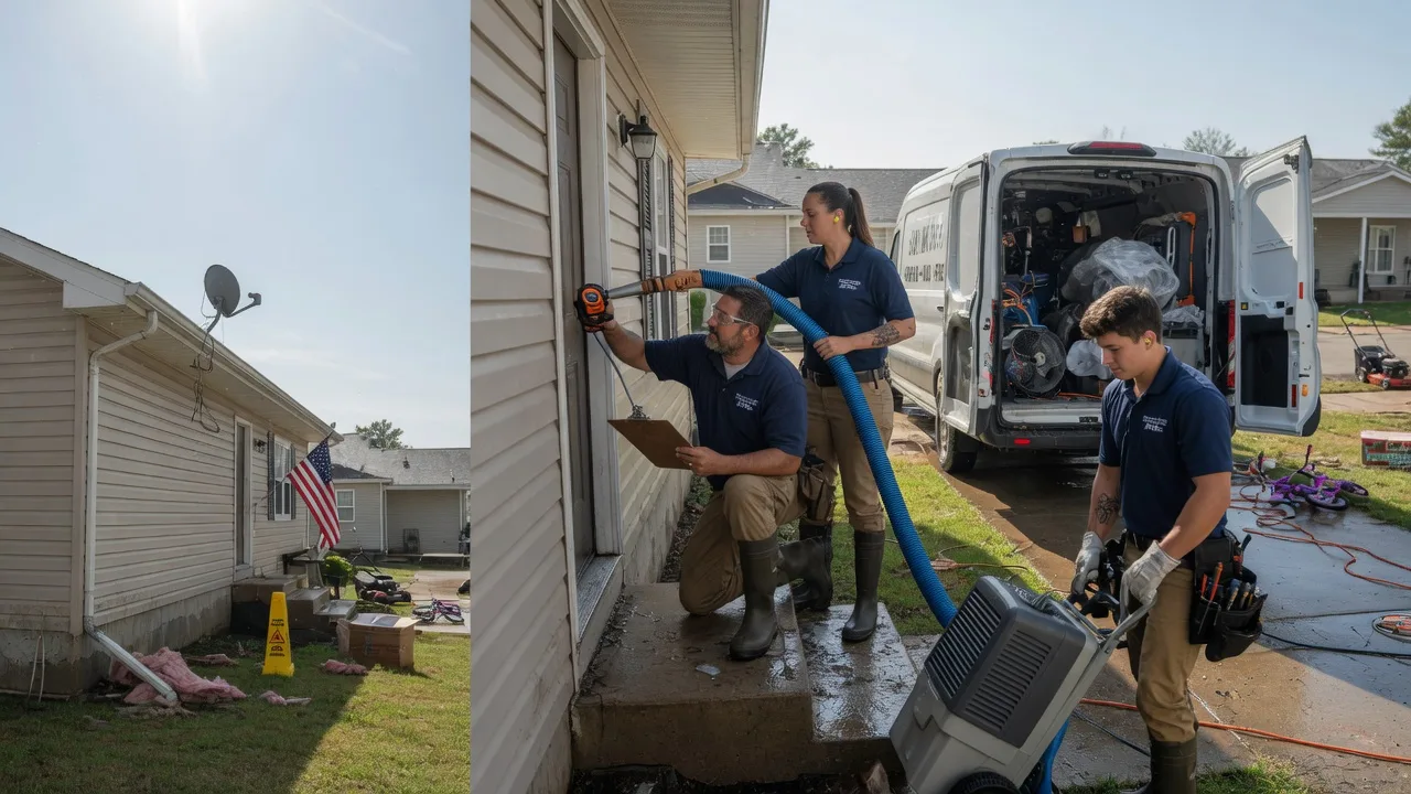 Ceiling Water Damage Restoration in Foxworth, MS near me